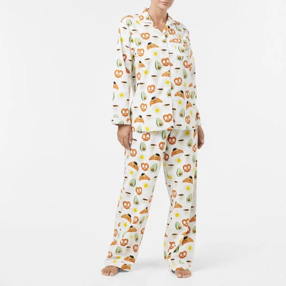 Breakfast In Bed Flannelette Pyjamas – Image 2