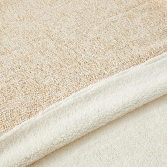 Bramley Sherpa Reverse Throw - Butter – Image 3