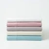 York 375 TC Cotton Sateen Sheet Set - Aquamarine