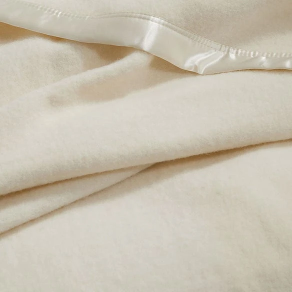 Cooper Woollen Blanket - Natural White