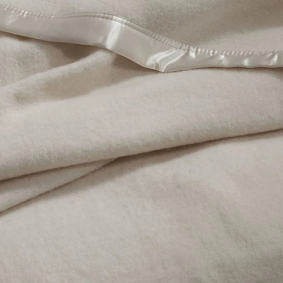 Cooper Woollen Blanket - Stone – Image 2