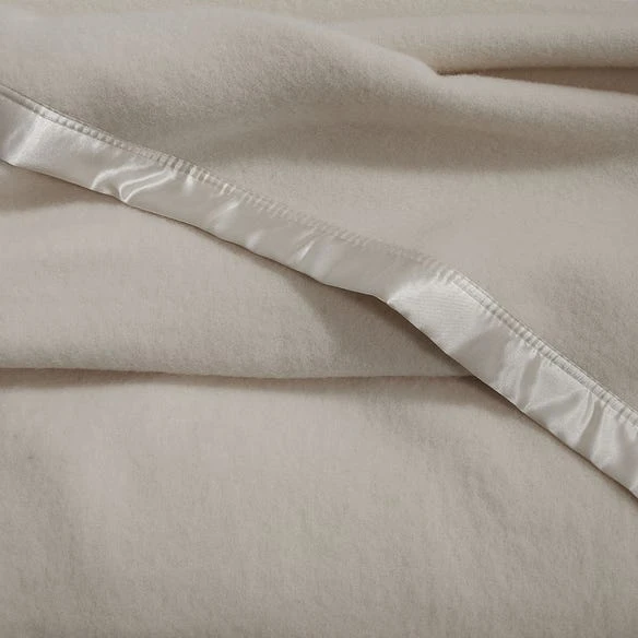 Cooper Woollen Blanket - Stone – Image 3