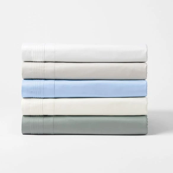 Luxe 1200 TC Egyptian Cotton Sheet Set - White – Image 3
