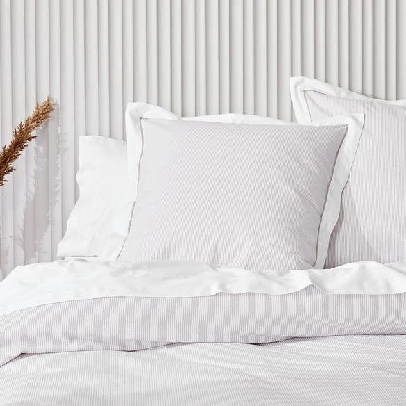 Portofino Quilt Cover - Taupe – Image 4