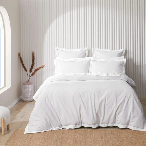 Portofino Quilt Cover - Taupe – Image 6