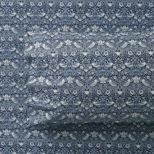 Strawberry 250 TC Cotton Thief Sheet Set - Navy – Image 2