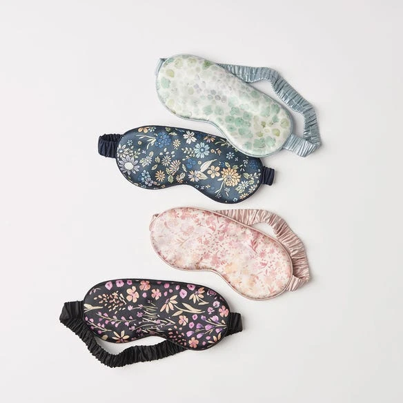 Silk Print Eye Mask - Blush Print – Image 2