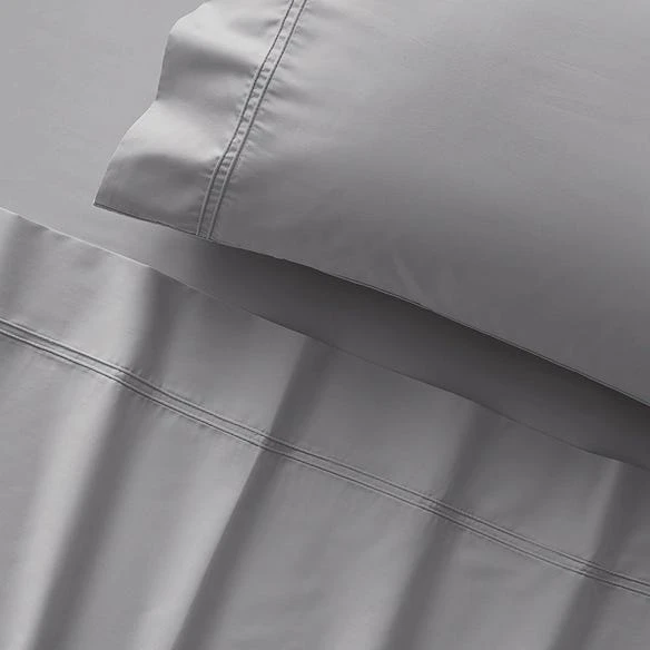 Superior 330 TC Cotton Sheet Set - Silver – Image 4